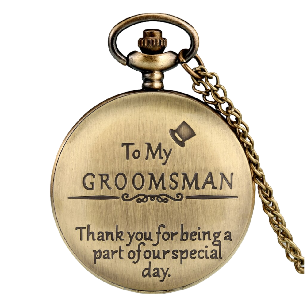 Pocket watches for on sale groomsmen